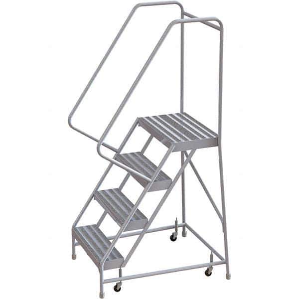 TRI-ARC - Rolling & Wall Mounted Ladders & Platforms Type: Rolling Warehouse Ladder Style: Rolling Safety Ladder - All Tool & Supply