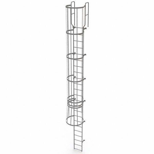 TRI-ARC - Rolling & Wall Mounted Ladders & Platforms Type: Fixed Ladder Style: Safety Cage - All Tool & Supply