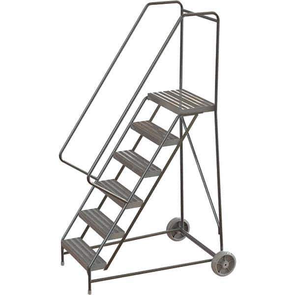 TRI-ARC - Rolling & Wall Mounted Ladders & Platforms Type: Rolling Warehouse Ladder Style: Rolling Safety Ladder - All Tool & Supply