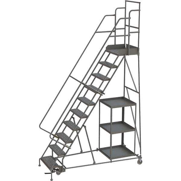 TRI-ARC - Rolling & Wall Mounted Ladders & Platforms Type: Stock-Picking Ladder Style: Rolling Safety Stock Picking Ladder - All Tool & Supply