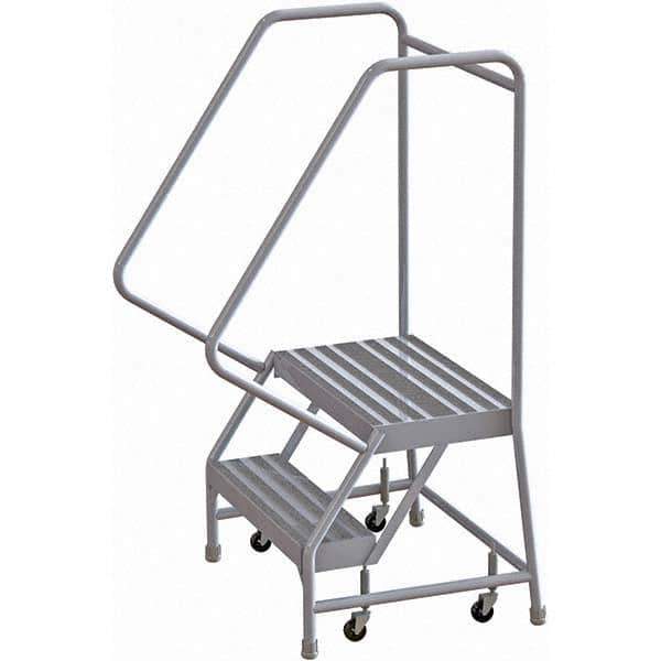 TRI-ARC - Rolling & Wall Mounted Ladders & Platforms Type: Rolling Warehouse Ladder Style: Rolling Safety Ladder - All Tool & Supply