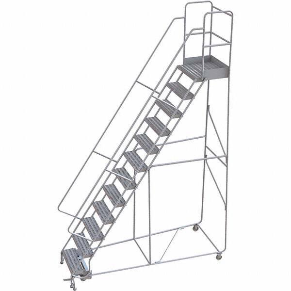 TRI-ARC - Rolling & Wall Mounted Ladders & Platforms Type: Rolling Warehouse Ladder Style: Rolling Safety Ladder - All Tool & Supply