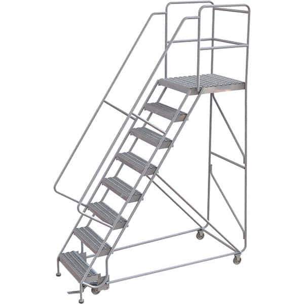 TRI-ARC - Rolling & Wall Mounted Ladders & Platforms Type: Rolling Warehouse Ladder Style: Rolling Safety Ladder - All Tool & Supply