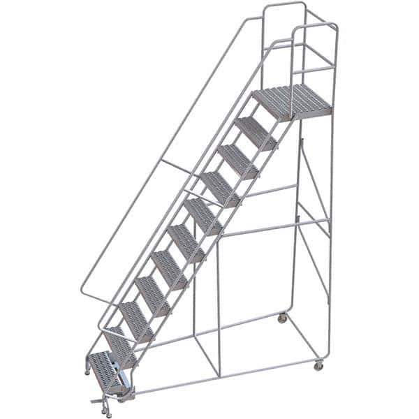 TRI-ARC - Rolling & Wall Mounted Ladders & Platforms Type: Rolling Warehouse Ladder Style: Rolling Safety Ladder - All Tool & Supply