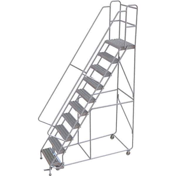 TRI-ARC - Rolling & Wall Mounted Ladders & Platforms Type: Rolling Warehouse Ladder Style: Rolling Safety Ladder - All Tool & Supply