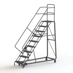 TRI-ARC - Rolling & Wall Mounted Ladders & Platforms Type: Stairway Slope Ladder Style: Rolling Safety Ladder - All Tool & Supply