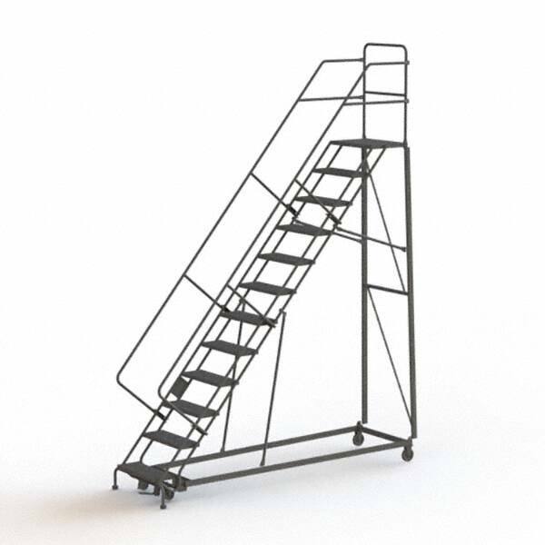 TRI-ARC - Rolling & Wall Mounted Ladders & Platforms Type: Stairway Slope Ladder Style: Rolling Safety Ladder - All Tool & Supply