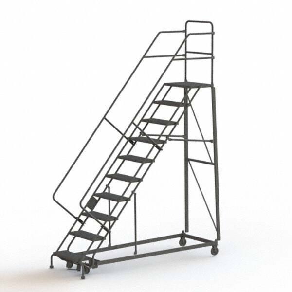 TRI-ARC - Rolling & Wall Mounted Ladders & Platforms Type: Stairway Slope Ladder Style: Rolling Safety Ladder - All Tool & Supply