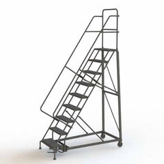 TRI-ARC - Rolling & Wall Mounted Ladders & Platforms Type: Rolling Warehouse Ladder Style: Rolling Safety Ladder - All Tool & Supply