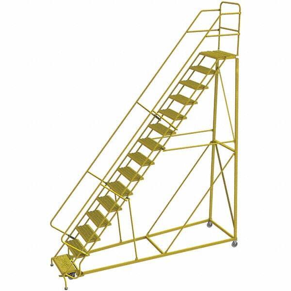 TRI-ARC - Rolling & Wall Mounted Ladders & Platforms Type: Stairway Slope Ladder Style: Forward Descent 50 Degree Incline - All Tool & Supply