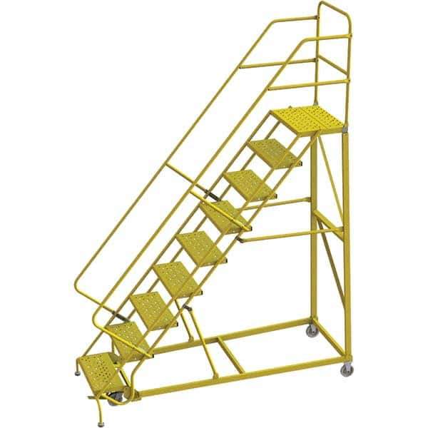 TRI-ARC - Rolling & Wall Mounted Ladders & Platforms Type: Stairway Slope Ladder Style: Forward Descent 50 Degree Incline - All Tool & Supply