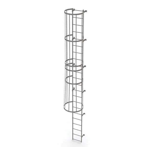 TRI-ARC - Rolling & Wall Mounted Ladders & Platforms Type: Fixed Ladder Style: Safety Cage - All Tool & Supply