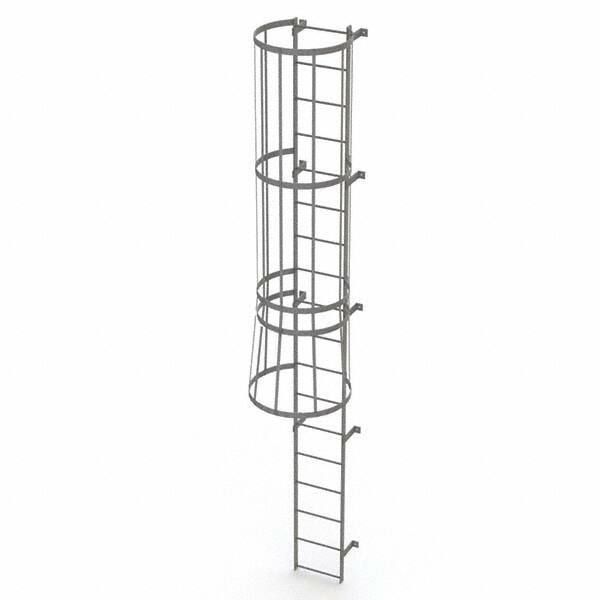 TRI-ARC - Rolling & Wall Mounted Ladders & Platforms Type: Fixed Ladder Style: Safety Cage - All Tool & Supply