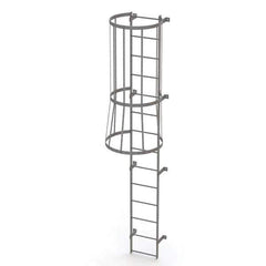 TRI-ARC - Rolling & Wall Mounted Ladders & Platforms Type: Fixed Ladder Style: Safety Cage - All Tool & Supply