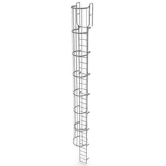 TRI-ARC - Rolling & Wall Mounted Ladders & Platforms Type: Fixed Ladder Style: Safety Cage - All Tool & Supply