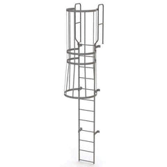 TRI-ARC - Rolling & Wall Mounted Ladders & Platforms Type: Fixed Ladder Style: Safety Cage - All Tool & Supply