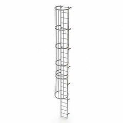 TRI-ARC - Rolling & Wall Mounted Ladders & Platforms Type: Fixed Ladder Style: Safety Cage - All Tool & Supply