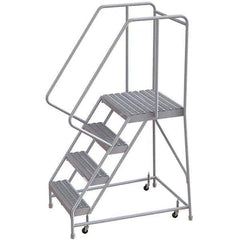 TRI-ARC - Rolling & Wall Mounted Ladders & Platforms Type: Rolling Warehouse Ladder Style: Rolling Safety Ladder - All Tool & Supply