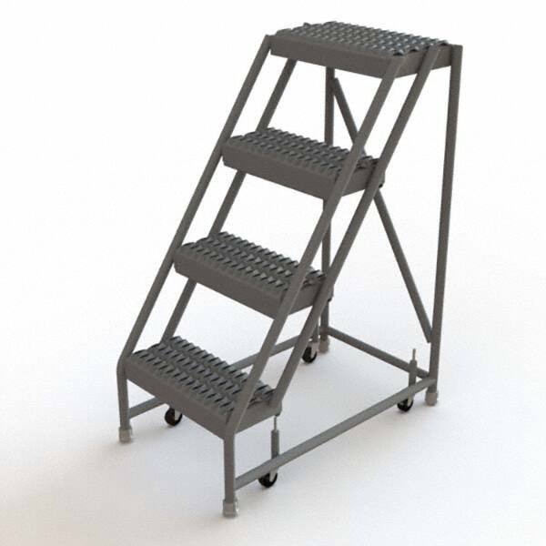 TRI-ARC - Rolling & Wall Mounted Ladders & Platforms Type: Rolling Warehouse Ladder Style: Rolling Platform Ladder - All Tool & Supply