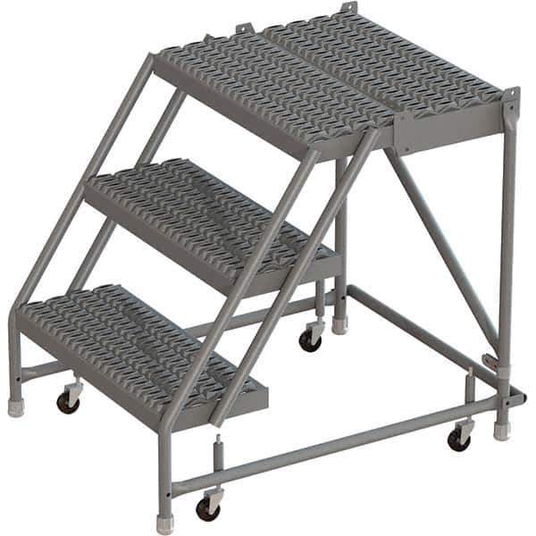 TRI-ARC - Rolling & Wall Mounted Ladders & Platforms Type: Rolling Warehouse Ladder Style: Rolling Platform Ladder - All Tool & Supply