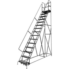 TRI-ARC - Rolling & Wall Mounted Ladders & Platforms Type: Rolling Warehouse Ladder Style: Rolling Platform Ladder - All Tool & Supply