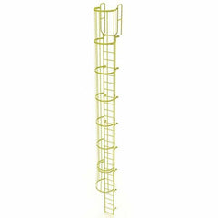 TRI-ARC - Rolling & Wall Mounted Ladders & Platforms Type: Fixed Ladder Style: Safety Cage - All Tool & Supply