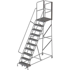 TRI-ARC - Rolling & Wall Mounted Ladders & Platforms Type: Rolling Warehouse Ladder Style: Rolling Platform Ladder - All Tool & Supply