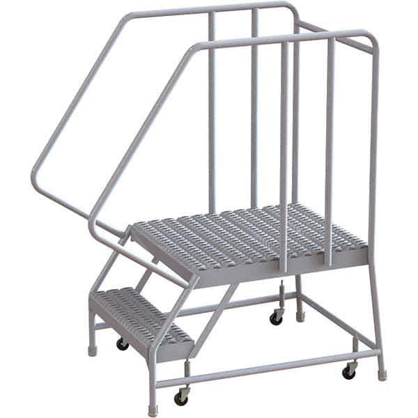 TRI-ARC - Rolling & Wall Mounted Ladders & Platforms Type: Rolling Warehouse Ladder Style: Rolling Safety Ladder - All Tool & Supply