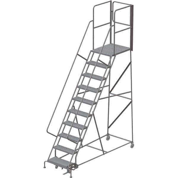 TRI-ARC - Rolling & Wall Mounted Ladders & Platforms Type: Rolling Warehouse Ladder Style: Rolling Platform Ladder - All Tool & Supply