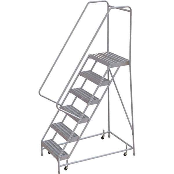 TRI-ARC - Rolling & Wall Mounted Ladders & Platforms Type: Rolling Warehouse Ladder Style: Rolling Safety Ladder - All Tool & Supply