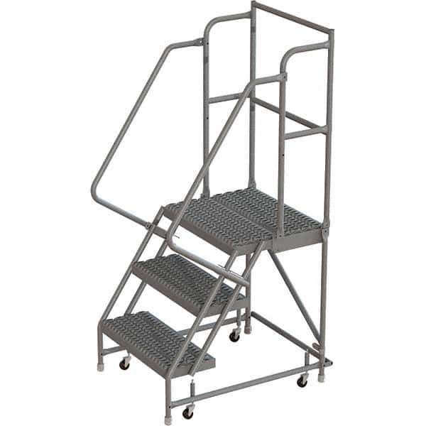 TRI-ARC - Rolling & Wall Mounted Ladders & Platforms Type: Rolling Warehouse Ladder Style: Rolling Platform Ladder - All Tool & Supply