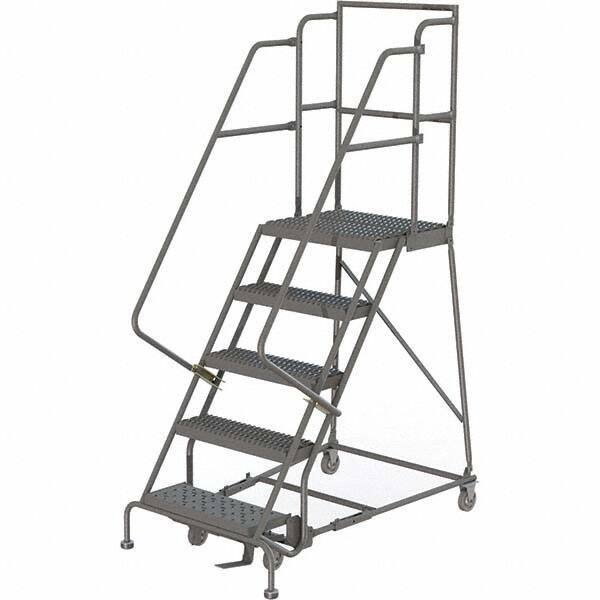 TRI-ARC - Rolling & Wall Mounted Ladders & Platforms Type: Rolling Warehouse Ladder Style: Rolling Platform Ladder - All Tool & Supply