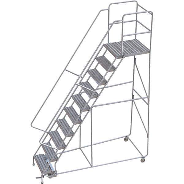 TRI-ARC - Rolling & Wall Mounted Ladders & Platforms Type: Rolling Warehouse Ladder Style: Rolling Safety Ladder - All Tool & Supply