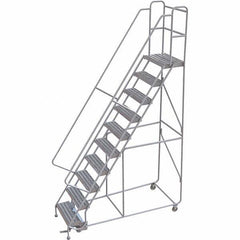 TRI-ARC - Rolling & Wall Mounted Ladders & Platforms Type: Rolling Warehouse Ladder Style: Rolling Safety Ladder - All Tool & Supply