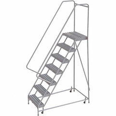 TRI-ARC - Rolling & Wall Mounted Ladders & Platforms Type: Rolling Warehouse Ladder Style: Rolling Safety Ladder - All Tool & Supply