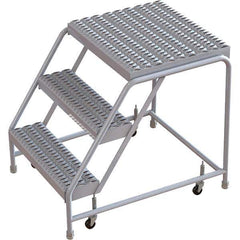 TRI-ARC - Rolling & Wall Mounted Ladders & Platforms Type: Rolling Warehouse Ladder Style: Rolling Safety Ladder - All Tool & Supply