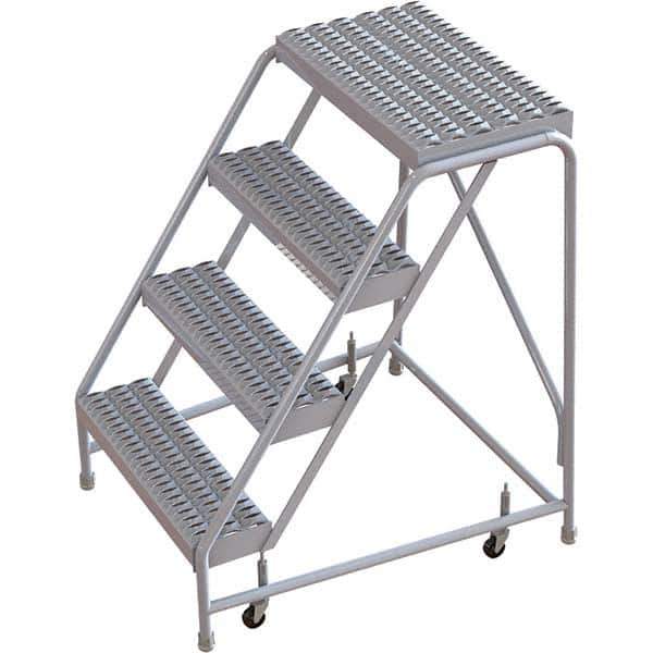 TRI-ARC - Rolling & Wall Mounted Ladders & Platforms Type: Rolling Warehouse Ladder Style: Rolling Safety Ladder - All Tool & Supply