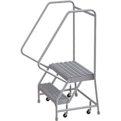 TRI-ARC - Rolling & Wall Mounted Ladders & Platforms Type: Rolling Warehouse Ladder Style: Rolling Safety Ladder - All Tool & Supply