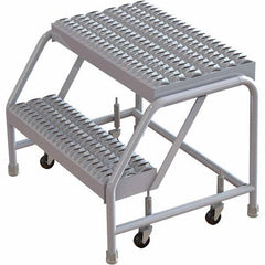 TRI-ARC - Rolling & Wall Mounted Ladders & Platforms Type: Rolling Warehouse Ladder Style: Rolling Safety Ladder - All Tool & Supply