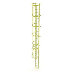 TRI-ARC - Rolling & Wall Mounted Ladders & Platforms Type: Fixed Ladder Style: Safety Cage - All Tool & Supply