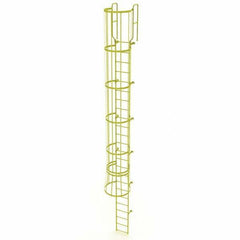 TRI-ARC - Rolling & Wall Mounted Ladders & Platforms Type: Fixed Ladder Style: Safety Cage - All Tool & Supply