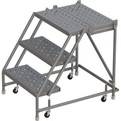 TRI-ARC - Rolling & Wall Mounted Ladders & Platforms Type: Rolling Warehouse Ladder Style: Rolling Platform Ladder - All Tool & Supply