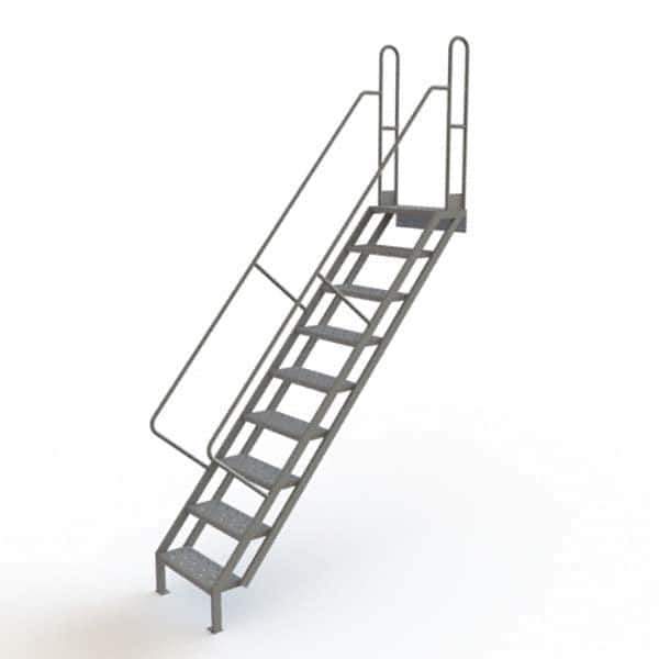 TRI-ARC - Rolling & Wall Mounted Ladders & Platforms Type: Stairway Slope Ladder Style: Stair Unit - All Tool & Supply