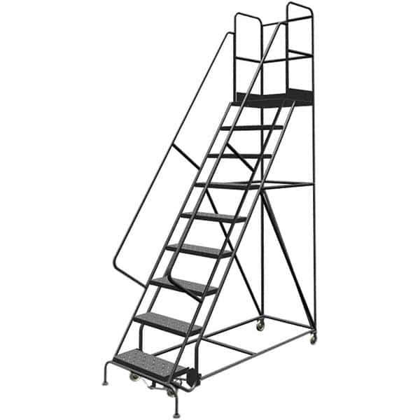 TRI-ARC - Rolling & Wall Mounted Ladders & Platforms Type: Rolling Warehouse Ladder Style: Rolling Platform Ladder - All Tool & Supply