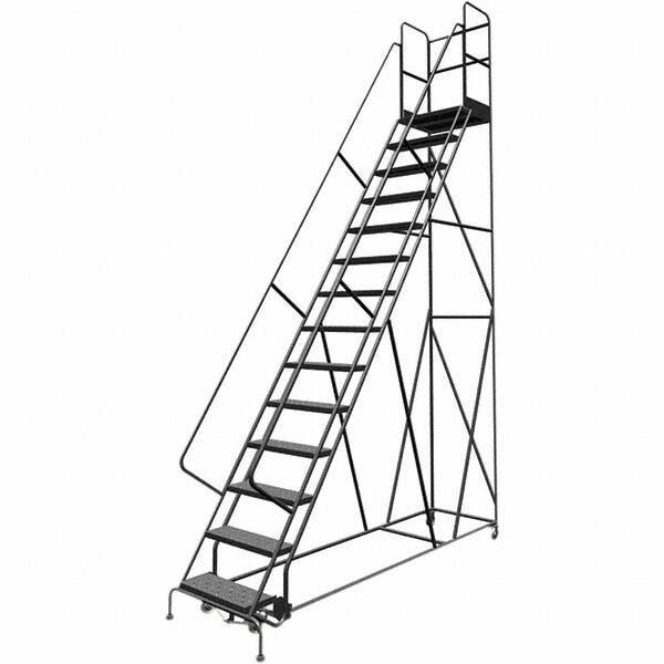 TRI-ARC - Rolling & Wall Mounted Ladders & Platforms Type: Rolling Warehouse Ladder Style: Rolling Platform Ladder - All Tool & Supply