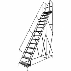 TRI-ARC - Rolling & Wall Mounted Ladders & Platforms Type: Rolling Warehouse Ladder Style: Rolling Platform Ladder - All Tool & Supply