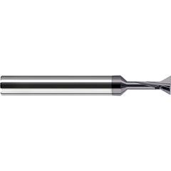 Harvey Tool - 40° 1/8" Cut Diam, 3/32" Cut Width, Solid Carbide Dovetail Cutter - Exact Industrial Supply