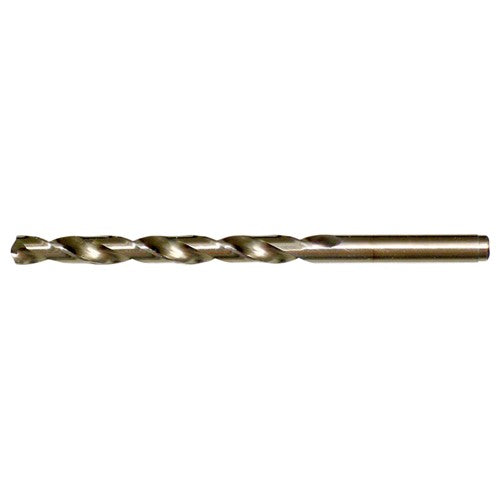 12.00mm RHS / RHC HSS-CO 8% (M42) 135 Degree Split Point Cobalt Heavy Duty Jobber Length Drill - Straw / Gold Oxide