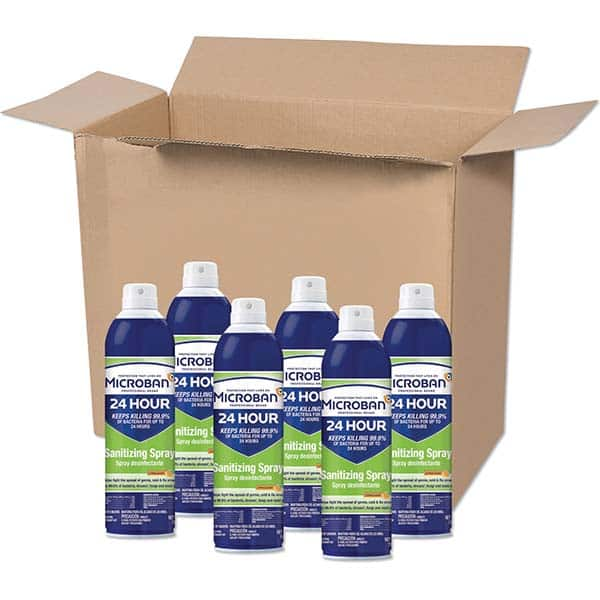 Microban - All-Purpose Cleaners & Degreasers Container Type: Aerosol Can Container Size: 15 oz - All Tool & Supply