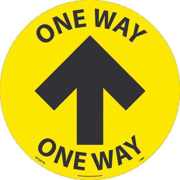 NMC - "One Way" Adhesive-Backed Floor Sign - All Tool & Supply